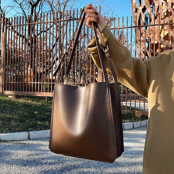 

shoulder bags vintage fashion female tote mirror quqlity pu leather women's designer hasp handbag capacity messenger bag 221017