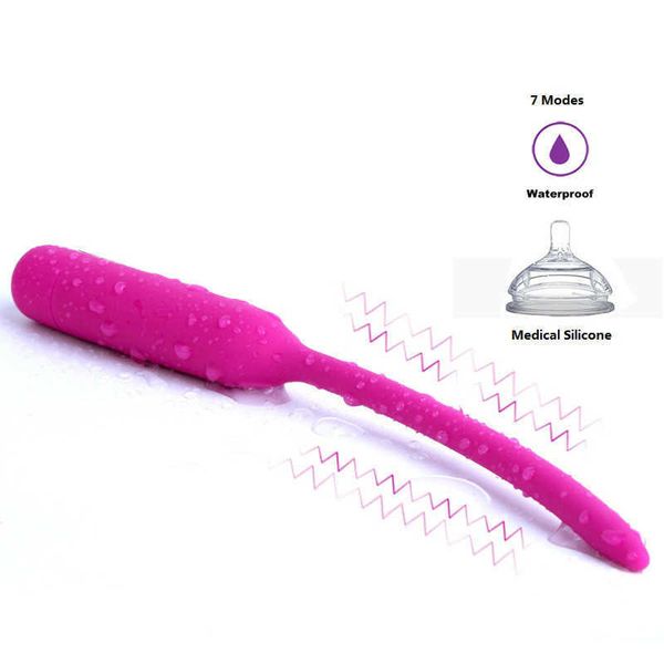 

toy electric massagers toys masager beauty items silikonowa zatyczka do penisa cewki moczowej wibrator dla mczyzn stymulowa masa prostaty p3