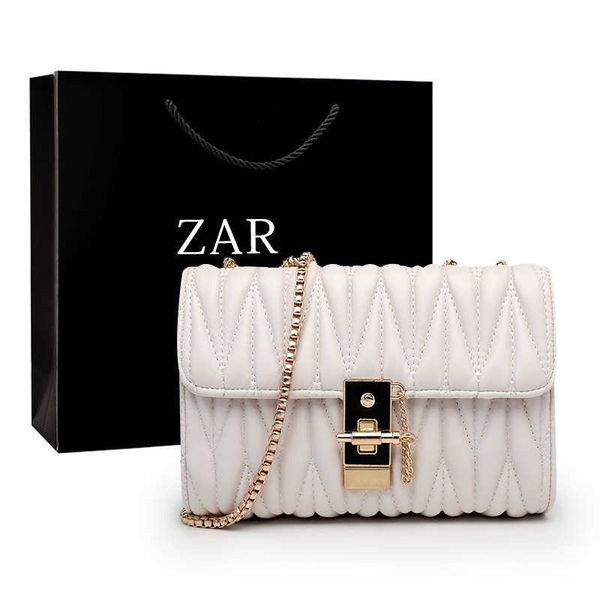 

bag bag ins niche fashion one shoulder chain premium messenger, Silver