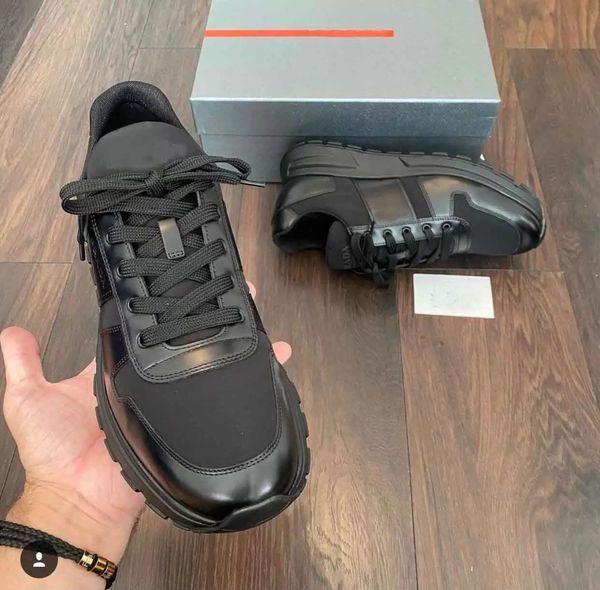 

luxury prax 01 sports shoes men's recycled nylon technology fabric casual walking famous rubber flange sole party wedding running sneak