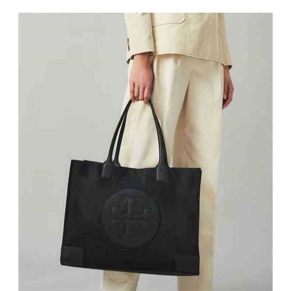 

designer bags torys shoulder handbags fashion women's bag high texture nylon tote simple solid color large capacity shopping