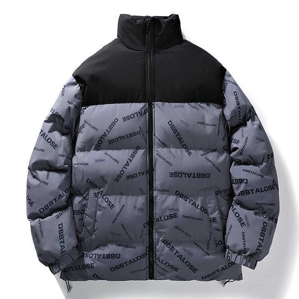 

men's jackets 2022 winter men's warm streetwear cotton coats fashion windproof winter clothes warm parkas oversized contrast puffe, Black;brown