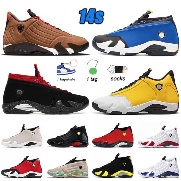 

14s mens trainers basketball shoes with socks fashion 2023 low laney ginger 14 university red gold blue fortune candy cane winterized jumpma