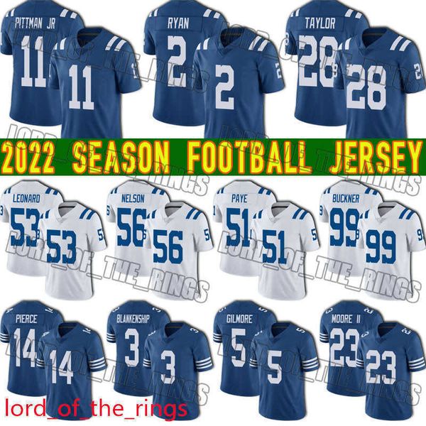 

jonathan taylor jersey football michael pittman matt ryan darius leonard alec pierce indianapolis''colts''nfl'&#039, Black;red