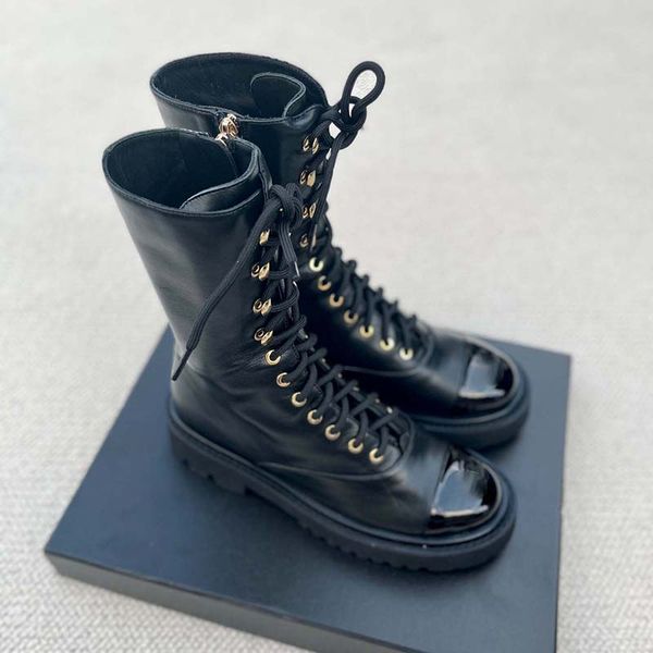 

women martin boots triple black platform shoes lady womens boot zipper heels height 3.5cm genuine leather shoe 35-40