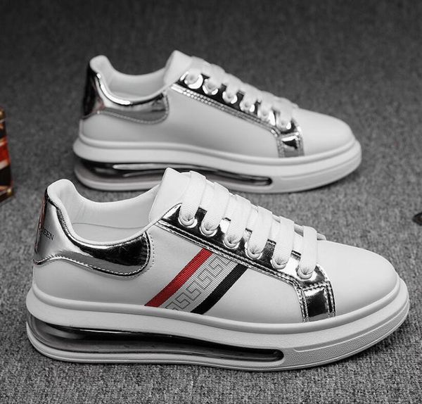 

brand casual shoes vintage men's sports leather lace-up sneakers home fashion m5145