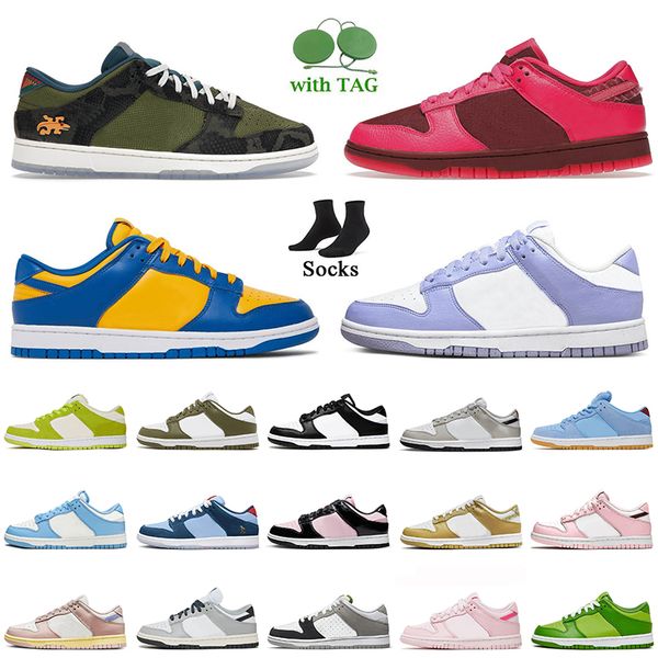 

2023 fashion low running shoes lows og sneakers ucla lilac valentines day why so sad black white unc wolf grey platform skate women mens tra