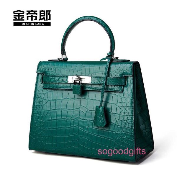 

designer herme bags kely women's handbags luxury genuine leather siam crocodile belly bag fashion trend 28 advanced texture handbag