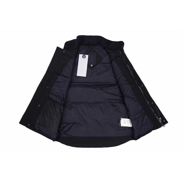 

mens down vest parkas with map embroidery winter boys sleeveless jackets womens down coat active new clothes, Black;white
