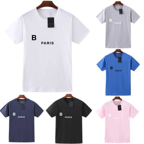 

mens designer t shirt letter printing high street cotton tees fashion men women casual t-shirt streetwear, White;black