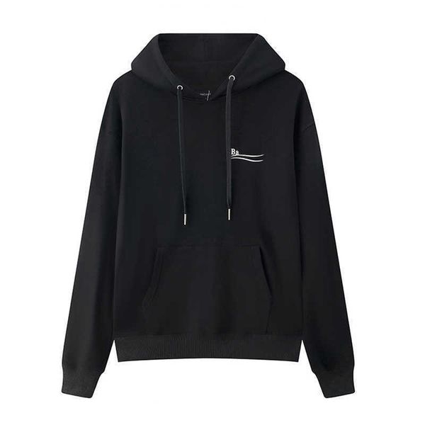 

designer hoodies fashion hoodie men women pullover hiphop sweatshirts, Black