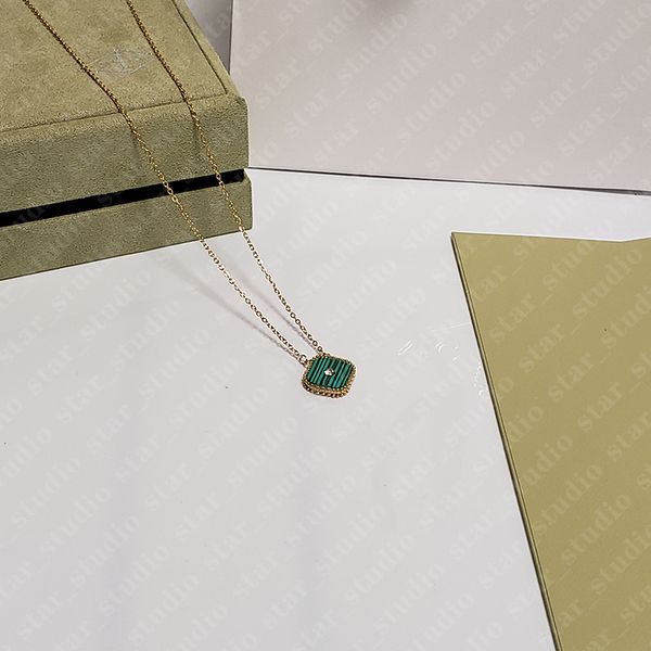 

clover necklace luxury classic 4/four leaf clover pendant necklaces designer chain 18k gold shell for girl wedding mother' day jewelry, Silver