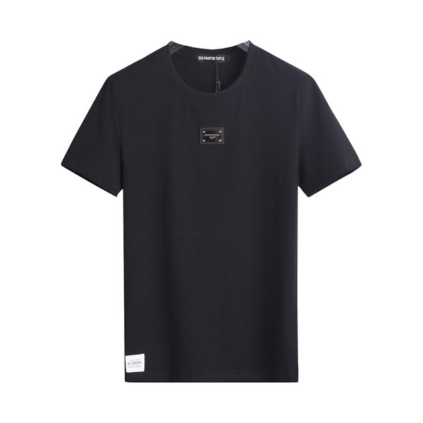 

dsq phantom turtle mens designer t shirt italian milan fashion logo print t-shirt summer black white t-shirt hip hop streetwear 100% cotton, White;black