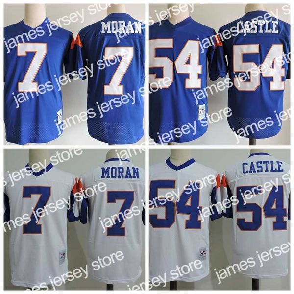 

football jerseys mens kevin thad castle #54 blue mountain state football jersey blue mountain state thad castle #7 alex moran tedesco footba, Black;red