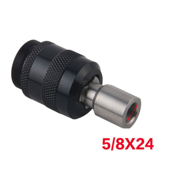 

3 lug tri lug mount quick detach stainless steel piston 9mm 1-3/16x24 tpi adapter 1.375x24