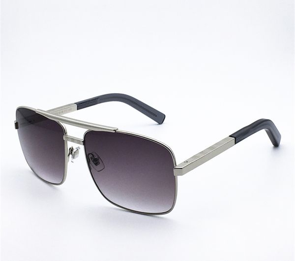 

fashion designer attitude sunglasses 0259 0260 mens classic vintage metal square shape glasses summer outdoor trend style uv, White;black