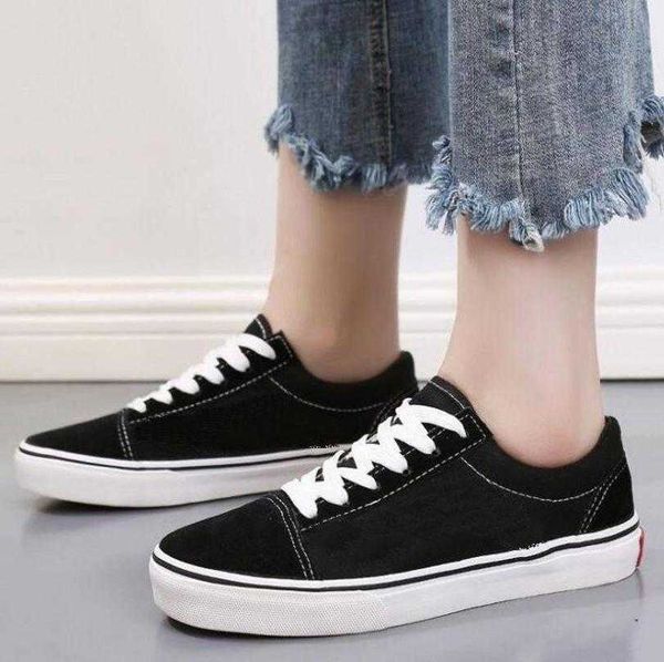 

casual flats shoes sneakers shoe classics old skool canvas classic black white skate board woman classics 0fdt men