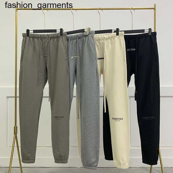 

designer double track essential drawstring leggings loose pants men's ribbon tide, Black