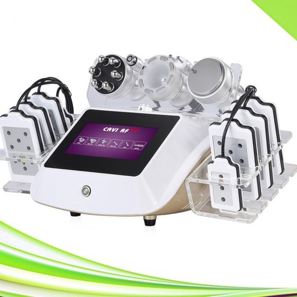 

vacuum cavitation system lipo laser slimming rf skin tightening portable 6 in 1 bio microcurrent face lift salon beauty lipolaser ultrasonic