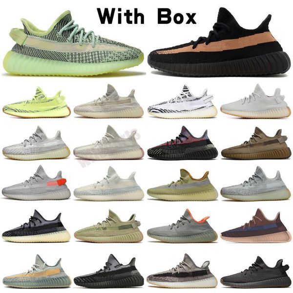 

35 5 7 yezzzy boost shipped within 4 days kany v2 womens men shoes yecher ash stone clay earth desert sage carbon cinder sports sneakers rtb, Black