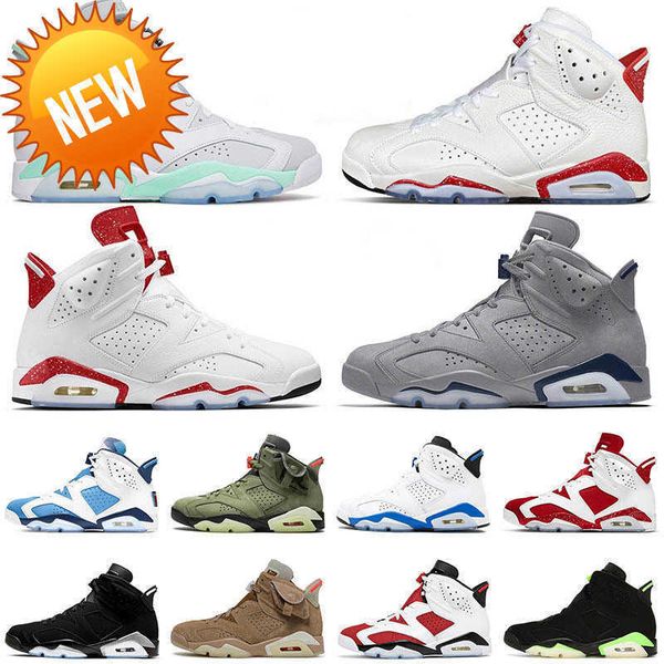

2023 jumpman 6 6s red oreo mens basketball shoes metallic silver maroon mint foam british khaki triple black infrared white electric green o