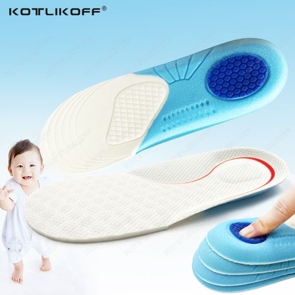 

kids memory foam orthopedic insoles for children comfort sports running shoes insoles for plantar fasciitis arch support inserts, Black