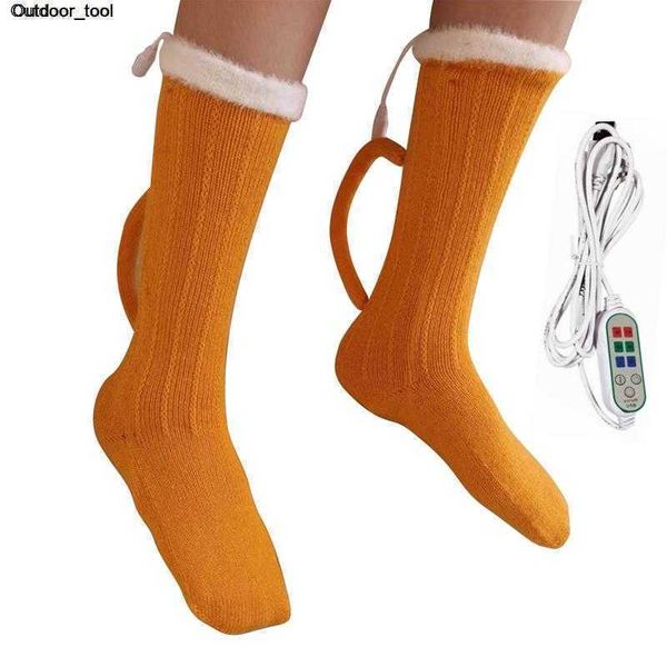 

new 1 pair heated socks winter outdoor self-heating warm insulated thermal for hiking camping fishing cycling ski