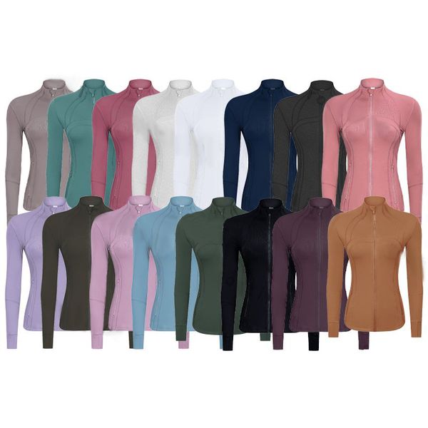 

yoga wear lulus jackets hooded sweatshirts womens designers lululemens sports jacket coats double-sided sanding fitness cing hoodies long sl, Black;brown