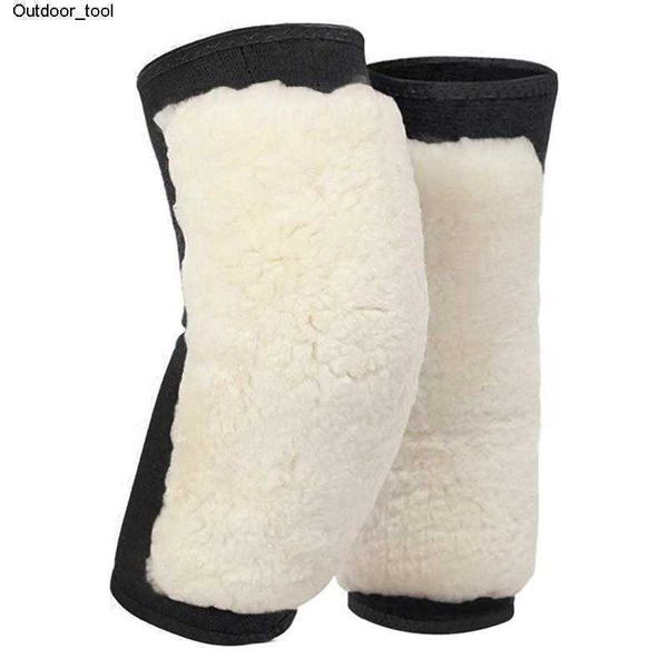 

new 2pcs cashmere knee pads winter warm men and women thick wool protection velvet wind cold protective gear