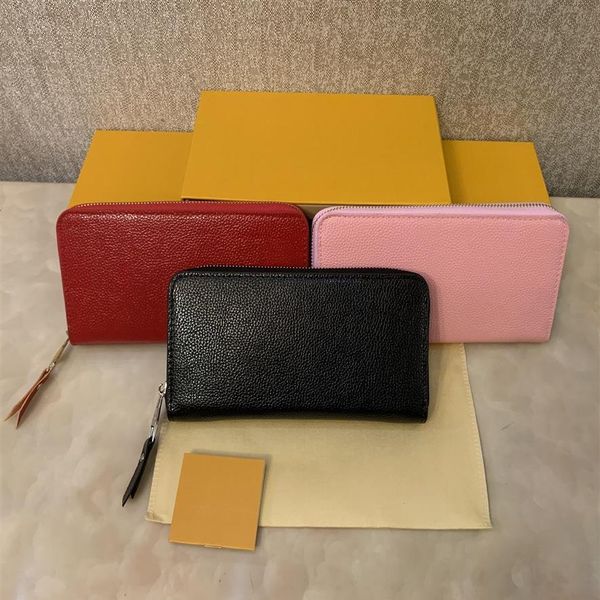 

zipper wallets women purse long wallet fashion lady clutch men shoulder bag ladies handbags300p, Red;black