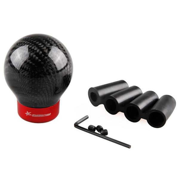 

shift knob car modification manual shift control matic carbon fiber real lever gear head rs-sk002-ca drop delivery 2022 mobiles motor dht5n