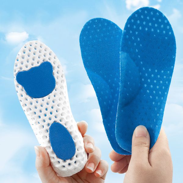 

children elastic breathable deodorization sport insoles memory foam leg health correction care tool kids ortcs insole, Black