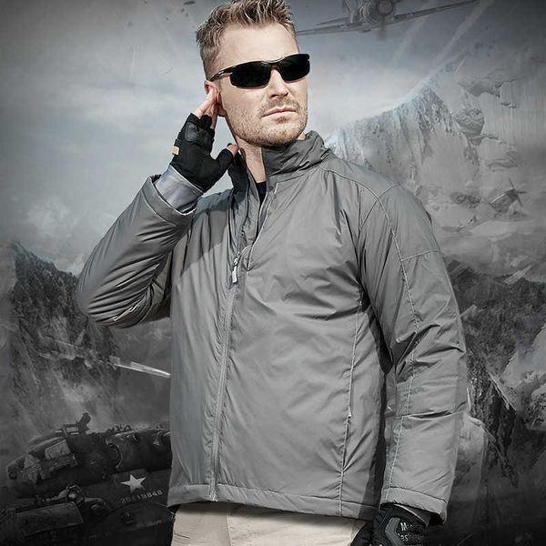 

men's jackets men's wnter tactical jacket us army military warm parka working coats outdoor windproof waterproof light outwear dow, Black;brown