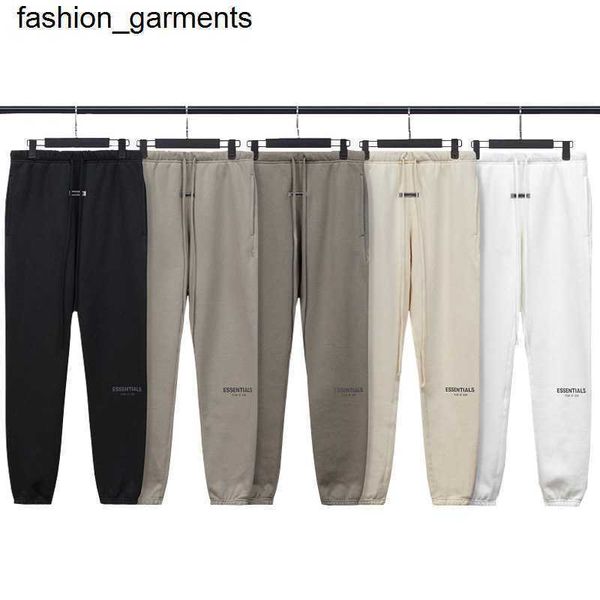 

men designer double line essential bieber reflective pants loose, Black