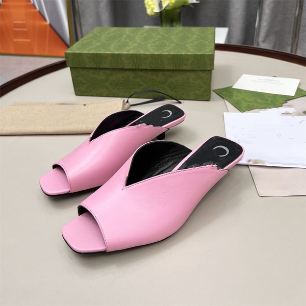 

2022 new slippers ggity men women beach slippers leather webbing fashion luxury summer sandals 4-05