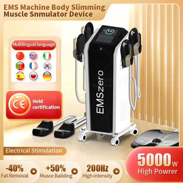 

2023 dls-emslim rf equipment the neo 13 tesla hi-emt machine with 4 pcs handles with pelvic stimulation pads optional emszero new