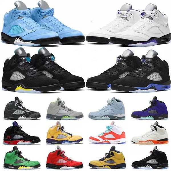 

new 5s mens basketball shoes green bean 5 horizon og black metallic blue michigan flight raging bull red moonlight white bluebird concord