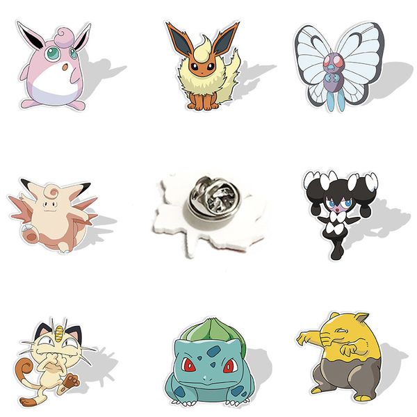 

resin material cute anime movies games enamel pins collect cartoon brooch backpack hat bag collar lapel badges women fashion jewelry elf bro, Blue