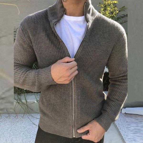 

men's sweaters men sweater hoodies sweatshirts zipper stand collar male jackets knitwear cardigan man pullover outerwear, White;black