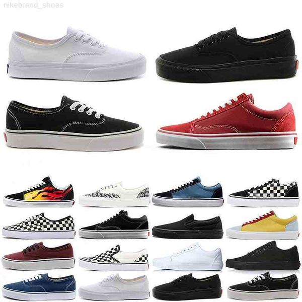 

running shoes canvas sneakers mens trainers old skool classic black triple white red blue checkerboard bordeaux men women slip