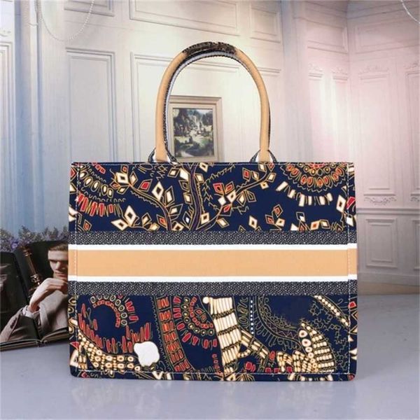 

10% off 2023 designer bag geometry animal canvas embroidery hand