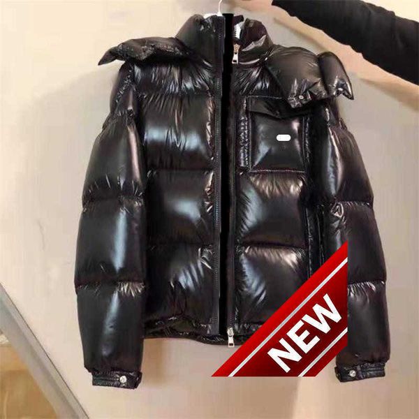 

men's down parkas 22ss mens jacket parka quality classic casual keep warm in winter outdoor feather winters men women jackets outerwea, Black