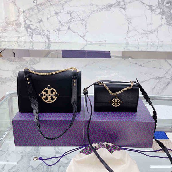 

bags luxury torys designer handbags 2022 bag women's spring and summer miller organ leather double t lock messenger single shoulder sma