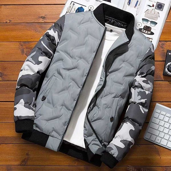 

men's jackets korean fashion men's bomber jacket autumn winter streetwear casual coat thick warm baseball jacket men fashion cloth, Black;brown