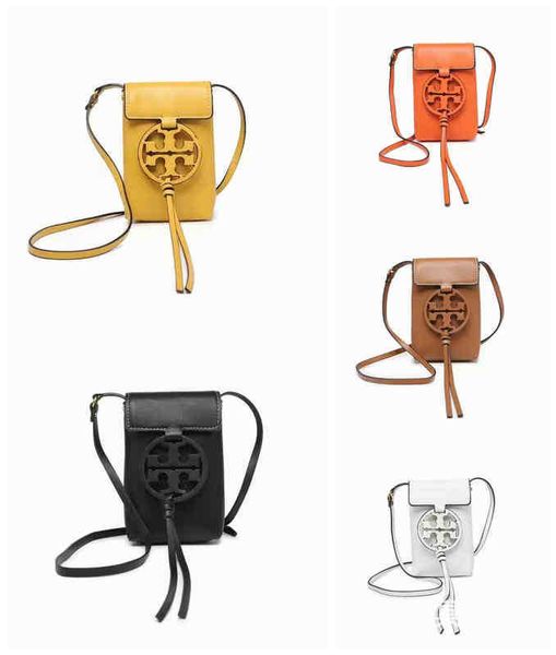 

bags luxury torys designer handbags tassel flip same phone bag single shoulder messenger simple solid color large women's