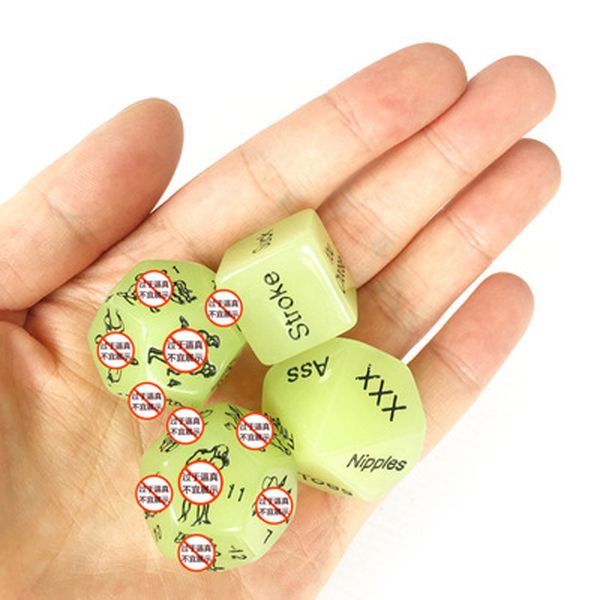 

sewing notions poses fun complete carving luminous dice game alternative toys items to increase couples interaction tools, Black