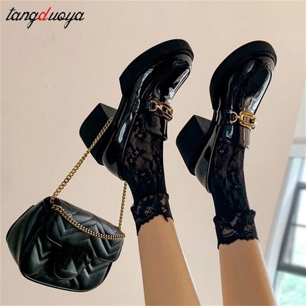 

sneakers chunky wanita sepatu penambah tinggi hak tersembunyi vintage pelajar jepang platform 220614, Black
