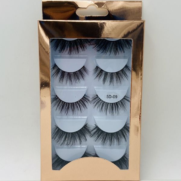 

handmade reusable curly false eyelashes messy crisscross multilayer thick mink fake lashes eyes makeup naturally soft and delicate 6 models