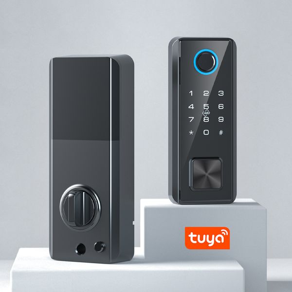 

auto deadbolt smart lock electronic wireless tuya app fingerprint lock