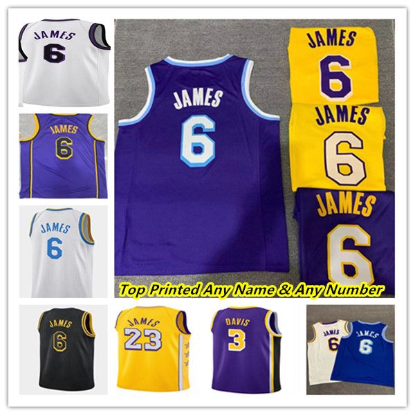 

printed 2023 la basketball jerseys lebron 23 6 james 8 24 bryant anthony 3 davis russell 0 westbrook patrick beverley carmelo anthony austin, Black;red